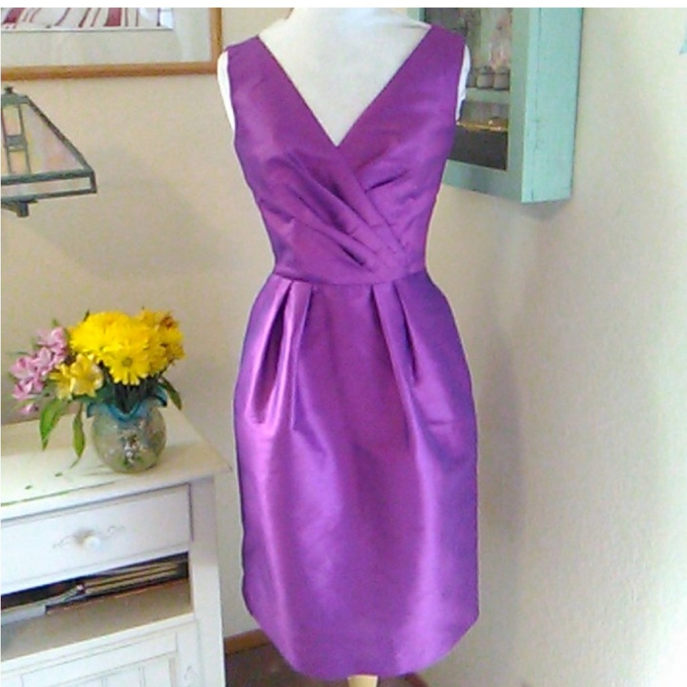 Alfred Sung Purple Evening Dress